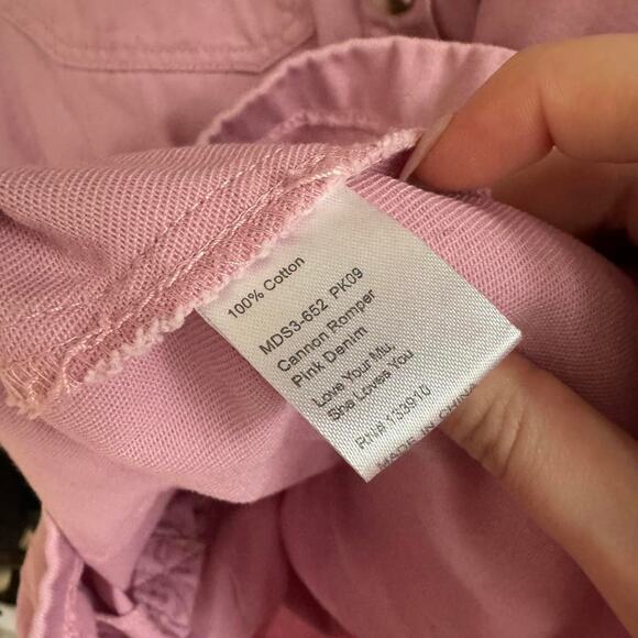 Show Me Your Mumu Cannon Romper size XL Pink Denim - Picture 4 of 4